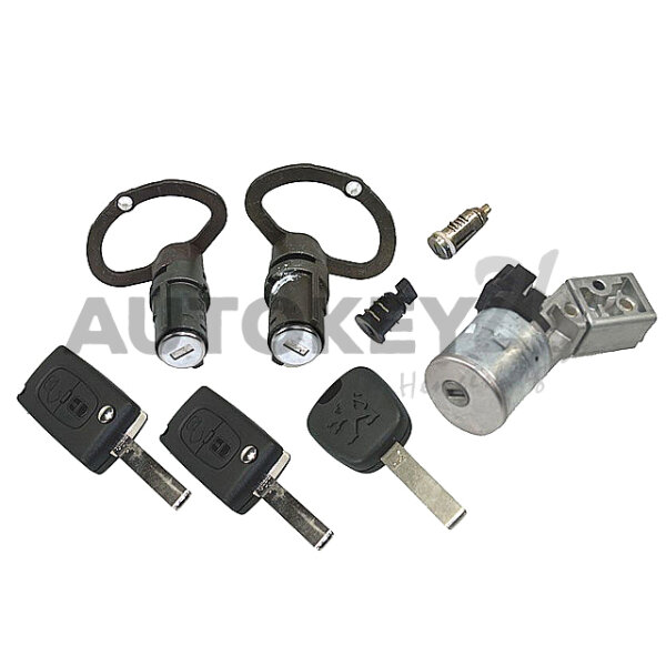Schlosssatz 807 bis Orga 11826 mit HF-Plip-Schlüssel 2 Knopf - 4162TA