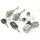 Schlosssatz mit HF-Plip-Schlüssel 2 Knopf - 4162TG