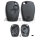 Gehäuse ohne Logo leer 2 Knopf, Dacia®, Kangoo, Logan, Master, Movano, Opel®-Vauxhall®, Renault®, Sandero, Twingo